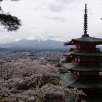 Mount Fuji from Chureito Pagoda